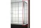 Seitenwand zum Einbau nawannowej Radaway Vesta 650x1500mm, Glas fabric, profil Chrom