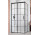 Tür Kabine prysznicowej Radaway Idea Black KDJ Factory, links, 130cm, Schiebe-, Glas transparent, profil schwarz