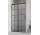 Tür Dusch- für die Nische Radaway Idea Black DWJ Factory, links, 110cm, Schiebe-, Glas transparent, profil schwarz
