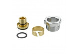 Złączki zaciskowe Danfoss do rur aus Kunststoff sztucznego 1/2' x 16x2mm pex - Chrom