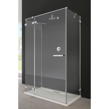 Front Kabine prysznicowej Radaway Arta KDS II, lewy, 140x200cm, Glas transparent, profil Chrome+