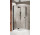 Duschkabine mit eckeinstieg asymmetrisch Radaway Essenza New Black PTJ 100 Z x 80 S, Tür links, profil schwarz, Glas transparent