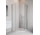 Duschkabine mit eckeinstieg asymmetrisch Radaway Essenza New PTJ 80 Z x 90 S, Tür rechts, profil Chrom, Glas transparent