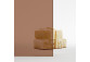 Halbrund Duschkabine Radaway Classic A 1700, 80x80cm, rozsuwana, Glas brązowe, profil Chrom