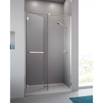 Tür Dusch- für die Nische Radaway Arta QL DWS, links, nach Maß, 700-1500mm, Glas transparent, profil Chrom