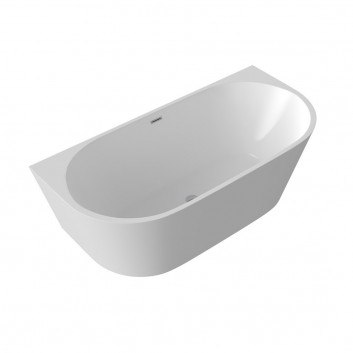 PYTAJ O RABAT ! Badewanne freistehend Massi Wall, 170x75x58 cm, ohne Überlauf, weiß