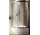 Halbrund Duschkabine Radaway Premium Plus A 1700, 80x80cm, rozsuwana, Rauchglas, profil Chrom