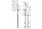 Küchenarmatur Hansgrohe Metris Select M71, mit 2-Anschlüssen, Einhebel-, herausziehbarer Auslauf, 2jet, sBox - Chrom