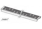 Rost prosty TECE drainline Basic 1500 mm gebürsteter Stahl