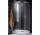 Halbrund Duschkabine Radaway Premium Plus E 1700, 100x80cm, rozsuwana, Glas brązowe, profil Chrom
