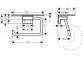 Halter doppelt Hansgrohe AddStoris, zur Wandmontage, weiß matt