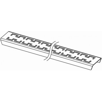 Ruszt prosty TECE drainline Quadratum 1200 mm stal szczotkowana- sanitbuy.pl