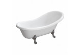 Badewanne freistehend Omnires Atena Comfort M+ 175 x 82 cm, weiß Glanz (BP)