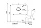 Küchenarmatur Franke Atlas Neo Sensor, Höhe 297mm, herausziehbarer Auslauf, uruchamianie czujnikiem, schwarz Edelstahl