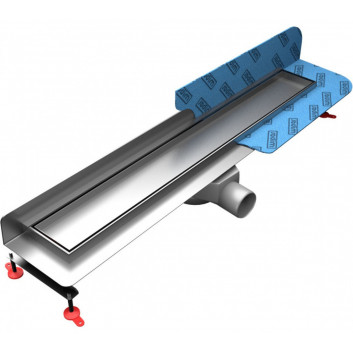 Ablaufrinne, pełny Set, Wiper New Premium, 500mm, wzór Ponente, Finish poler