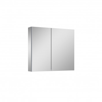 Hängeschrank z lustrem Elita Basic, 60cm, 2 Tür, 4 szklane półki, szary