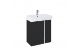 Set Hängeschrank z umywalką Elita Skye, 60cm, 2 Tür, schwarz matt
