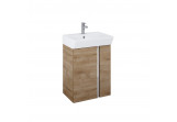 Set Hängeschrank z umywalką Elita Skye, 50cm, 2 Tür, Eiche canela