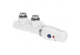 Set thermostatisch Instal Projekt zespolony Dual Z15, prawy, kątowy (do instalacji cu) - weiß