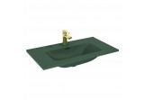 Waschtisch mit unterschrank Elita Skappa 80, 81.5 x 46.6 cm, z Überlauf, Hahnloch, forest green matt