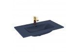 Waschtisch mit unterschrank Elita Skappa 80, 81.5 x 46.6 cm, z Überlauf, Hahnloch, navy blue matt
