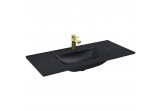 Waschtisch mit unterschrank Elita Skappa 100, 101.5 x 46.6 cm, z Überlauf, Hahnloch, schwarz matt