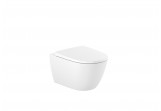 Becken WC hängend Roca Ona, 53x36cm, Rimless, mit WC-Sitz mit Softclosing, weiß