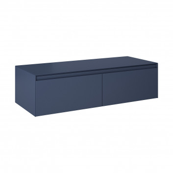 Komoda Elita Split Slim, 100cm, 1 Schublade, mit Tisch, weiß Glanz