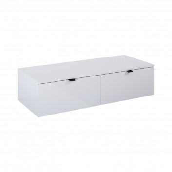 Schrank Unterbau- Elita Indus, 100cm, 1 Schublade, weiß Glanz