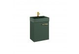 Set Hängeschrank z umywalką Elita Tiny, 45cm, 1 Tür, forest green matt