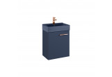 Set Hängeschrank z umywalką Elita Tiny, 45cm, 1 Tür, navy blue matt