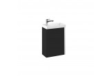 Set Hängeschrank z umywalką Elita Spring, 45cm, 1 Tür, schwarz matt