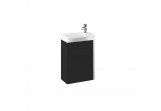 Set Hängeschrank z umywalką Elita Summer, 45cm, 1 Tür, schwarz matt