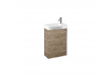 Set Hängeschrank z umywalką Elita Summer, 45cm, 1 Tür, Eiche canela