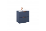 Set Schrank z umywalką Elita Street Plus, 50cm, 2 szuflady, navy blue matt