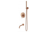 Set Wannen-/Dusch- Omnires Y, Unterputz, Auslauf 21cm, 2 wyjścia wody, czarno-golden