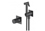 Unterputz Set bidetowy Omnires Contour, Armatur z rączką bidetową, wężem 125cm i uchwytem, golden szczotkowany