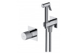 Unterputz Set bidetowy Omnires Contour, Armatur z rączką bidetową, wężem 125cm i uchwytem, golden szczotkowany