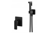 Unterputz Set bidetowy Omnires Contour, Armatur z rączką bidetową, wężem 125cm i uchwytem, Chrom