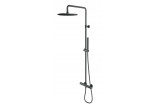 Set Wannen-/Dusch- Omnires Y, Unterputz, Auslauf 21cm, 2 wyjścia wody, grafit