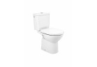 Becken für kompakt-wc WC Roca Debba Round, Abfluss poziomy, weiß