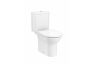 Becken für kompakt-wc WC Roca Debba Round, Abfluss doppelt, weiß