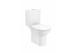 Becken für kompakt-wc WC Roca Debba Round, Abfluss poziomy, weiß