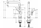 Küchenarmatur Hansgrohe Talis M54, Einhebel-, Höhe 27 cm, herausziehbarer Auslauf, 1jet, sBox, Chrom