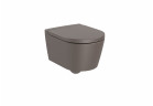 Becken WC hängend Roca Inspira Rimless Compacto 37x48 cm cafe