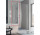 Seitenwand Kermi Pega obok Badewannen- 90 cm x 160 cm (Höhe), profil silber Hochglanz, transparentes Glas z KermiCLEAN