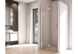 Tür Dusch- für die Nische Sanswiss Solino SOLF1, links, 90cm, silbernes Profil