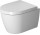 Becken WC hängend Compact Duravit Rimless, Farbe wewnętrzny weiß, Farbe zewnętrzny weiß jedwabny matt, 48 x 36 cm, powłoka HygieneGlaze
