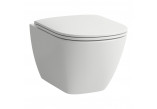 Becken WC Laufen Pro A hängend, 36 x 53 cm, Rimless mit WC-Sitz mit Softclosing Slim - weiß
