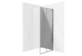 Tür Dusch- Deante systemu Kerria Plus 100 cm, Falt-, Glas transparent mit Schicht Active Cover, profil Chrom